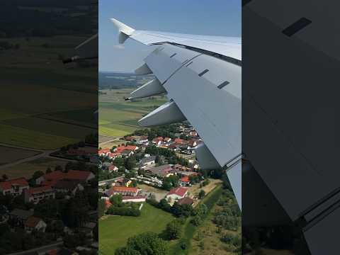 Lufthansa A380 landing