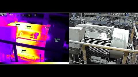 Mobotix Thermal Radiometry Camera used for Over Temperature monitoring of a critical motor