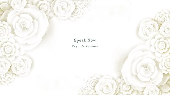 Taylor Swift - Speak Now (Taylor's Version) (Lyric Video) - DayDayNews