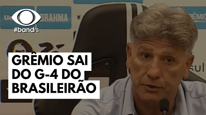 Grêmio sai do G4 do Brasileirão