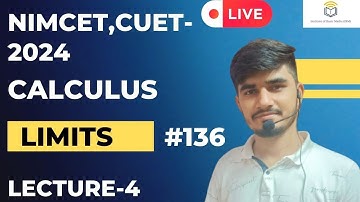 Nimcet 2024 | Cuet 2024 | Calculus | Limits | Lecture 4 | Vijaypal Choudhary