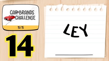 Brain Test Tricky Words Car Brands level 14