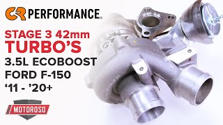 F150 Turbo Swap  CRP 42mm Stage 3 Turbo Upgrade for 2011  2020 3.5L Ford F150