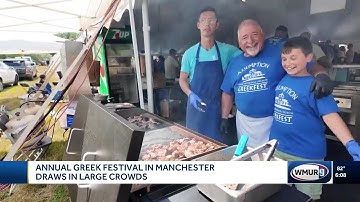 Annual Greek festival in Manchester draws in large crowds
