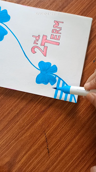 '2nd Term: Page Decoration Idea' #shorts #youtubeshorts