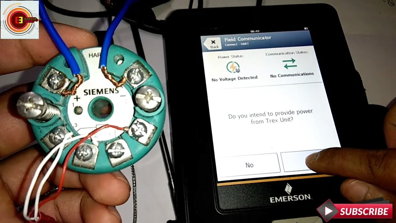 Temperature Transmitter All Parameter Setting with Hart Communicator