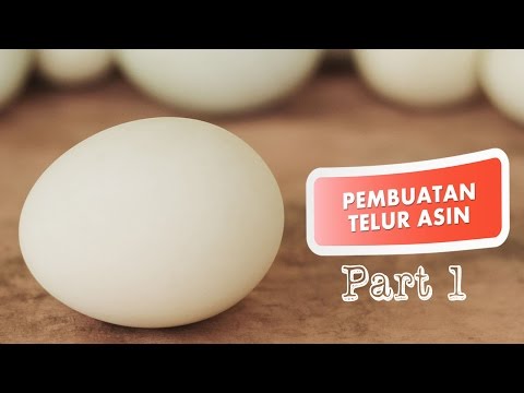 Cara Membuat Telur Asin Khas Melayu, Part 