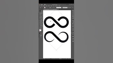 How to make Infinity Logo Design  - Adobe Illustrator   #illustrator #logodesign#short