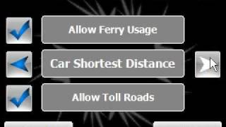 SuperNav Route settings