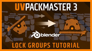 UVPackmaster 3 Blender tutorial: Lock Groups
