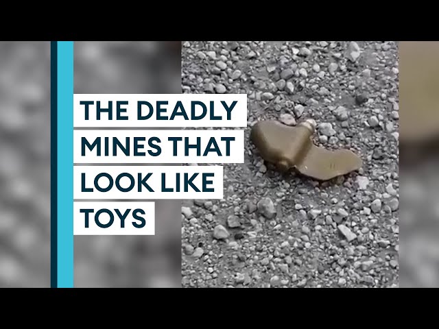 Russia using controversial butterfly mines in Ukraine, says MOD class=