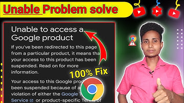 chrome unable to access a google product problem solve | yt studio unable to access a google product