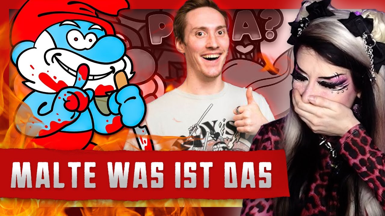 MALTE ... WAS IST DAS schon wieder?! xD - SCHLÜMPFE EXPOSED? || Carina reagiert auf 