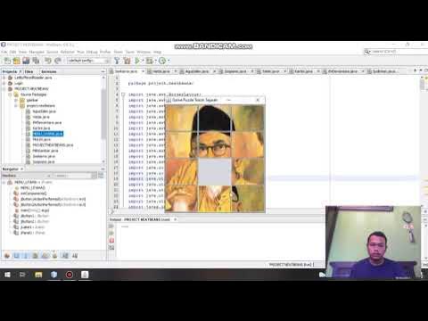Hasil Project PBO Aplikasi Game Puzzle berbasis Java NetBeans - YouTube