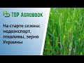 На старте сезона: недоэкпорт, пошлины, зерно Украины. TOP Agrobook: обзор аграрных новостей