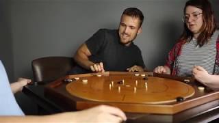 Crokinole Board & Discs | Traditional Canadian Game | Authentic Wood | New Board Games 2021