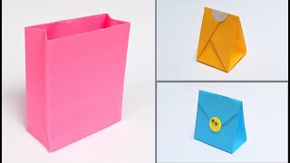 How to make paper gift bags. Very easy