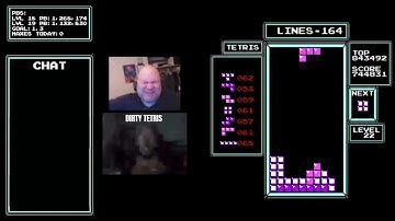 4 Maxouts in a Row in NES Tetris!