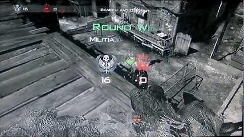 MW2 - Trickshotting Favela SwiFT Clan Leader SpR x ViiZioNz "Intervention Tag Shot"