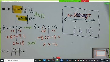 AA Unit 2 Day 6-7 Solving Absolute Value Inequalities Lesson Video