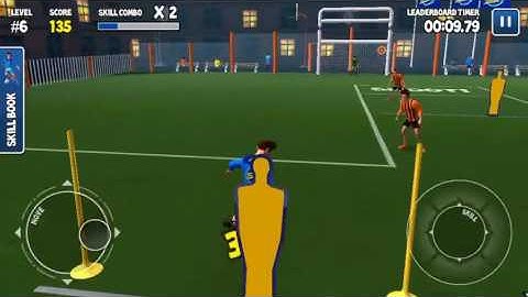 Just scored 855 points on Level 6! Beat that Skill Run if you can! #SkillTwinsFootballGame @Skill...