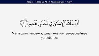 Коран 95 Глава At Tin Смоковница Русский Quran Russian