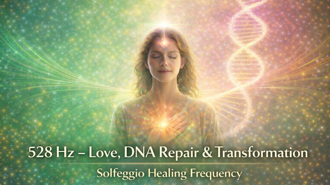 528 Hz – Love, DNA Repair & Transformation | Solfeggio Healing Frequency