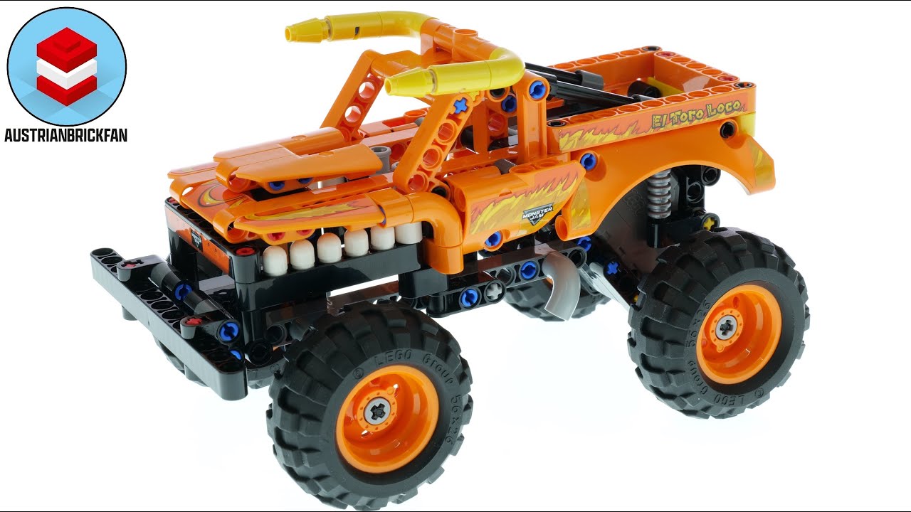 LEGO Technic Monster Jam El Toro Loco, 2 in 1 Pull Back Truck to Off Roader  Car Toy 42135, Monster Truck and Race Car Building Toy, Construction Kit