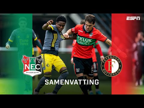 Afstandsschoten, rode kaart, penalty en veel GOALS! ? | Samenvatting N.E.C. - Feyenoord