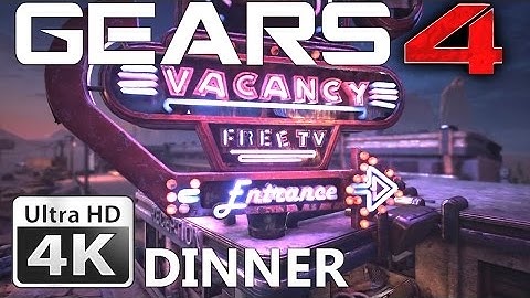 Gears of War 4 : Diner Multiplayer Map Flythrough Trailer 4K - HD