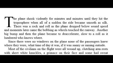 Drop Caps In Formatting