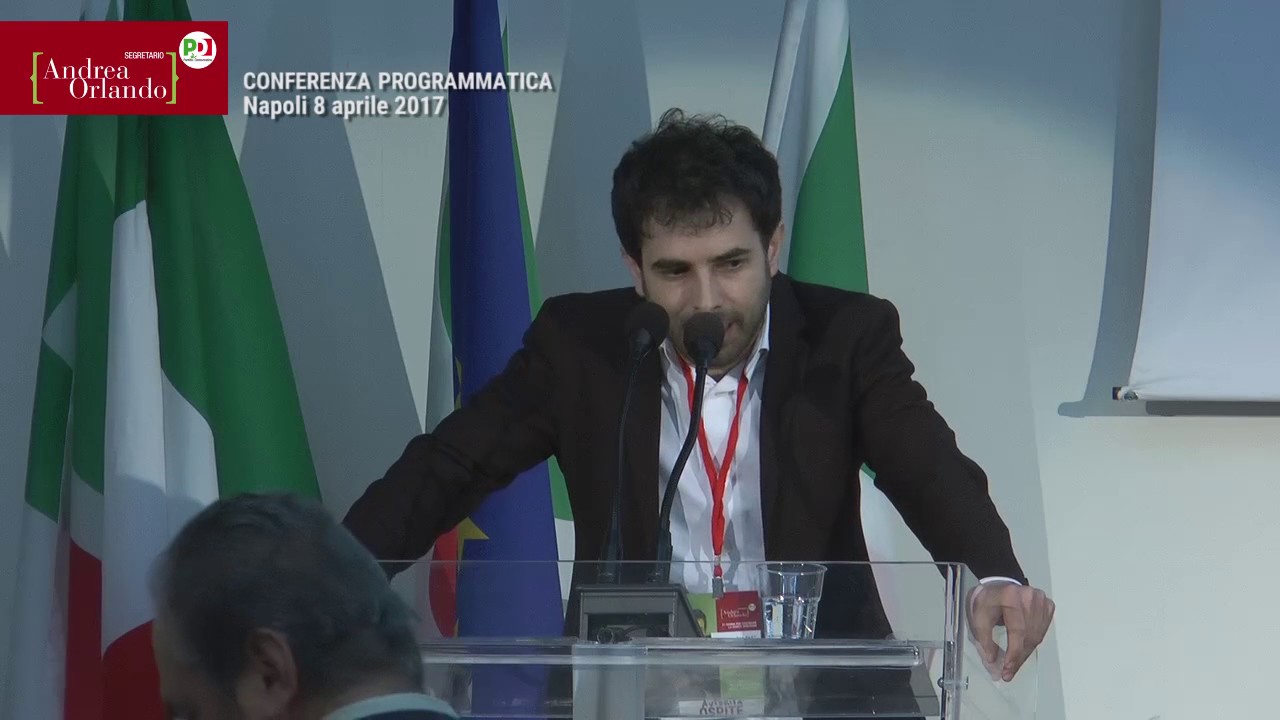 Emanuele Felice Conferenza Programmatica Per Andrea Orlando 