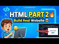HTML Tutorial Part 2 🔥 | Links, Images, Forms Explained Easy 😎 | CodeWithRabi