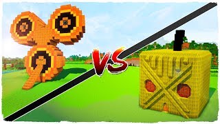 👉 CASA FIDGET SPINNER DE CALABAZA VS CASA DE SANDÍA - MINECRAFT