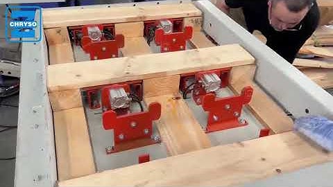 Manually pallet assembly machine with lower price #pallet #pallets #woodpallet #woodworking