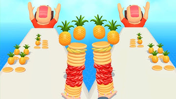 Max Levels in - Pancake Run 🍉🍇  All Levels Android, iOS Gameplay