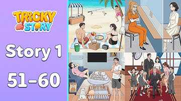 Tricky Story Levels 51-60 | All Levels | The Perfect Revenge (Story 1) Puzzle Solved! 🎯