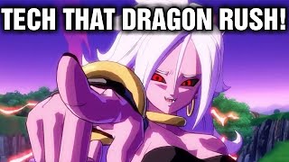 How to practice TECHING DRAGON RUSH in DBFZ