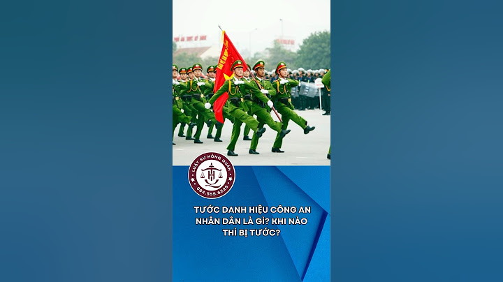 Tước danh hiệu cand là gì năm 2024