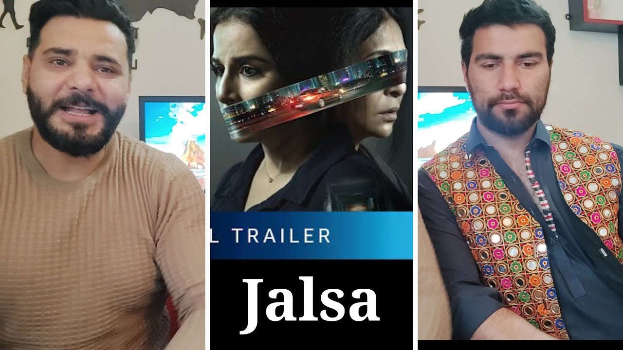 Jalsa - Official Trailer  Reaction| | Vidya Balan, Shefali Shah | New Hindi Amazon Original