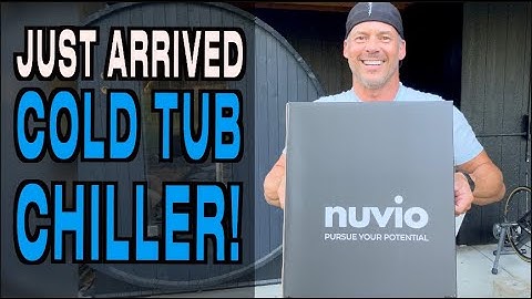 Unboxing and Cold Plunge Demo: Nuvio Recovery Chiller