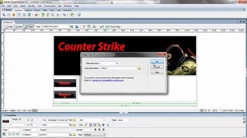 Dreamweaver tutorial - Making a web template and dealing with tables