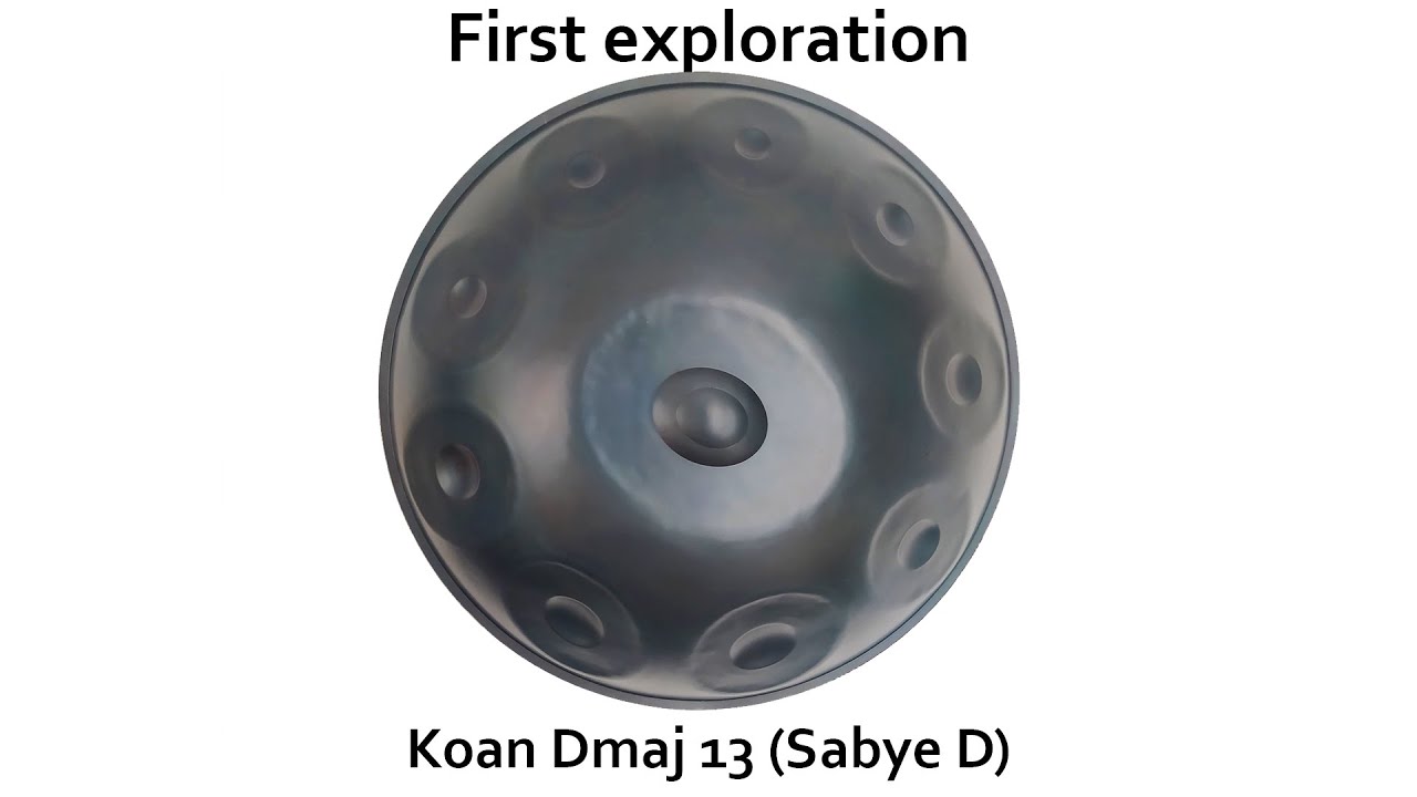 Trying out a Koan Dmaj 13 (Sabye D) - First exploration - Handpan improvisation