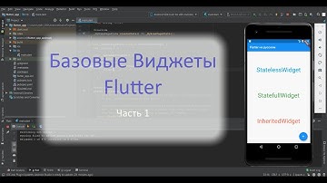 Базовые виджеты Flutter: StatelessWidget, StatefullWidget, InheritedWidget. Часть 1