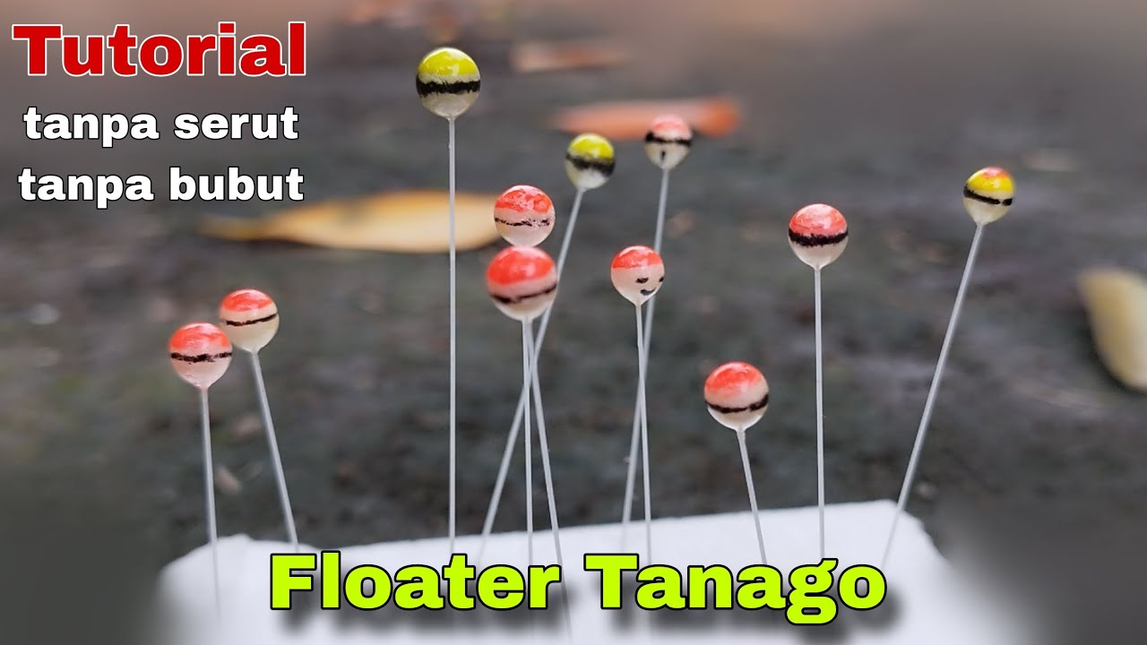 Solusi mudah membuat pelampung TANAGO tanpa serut dan tanpa bubut, hasil yg memuaskan