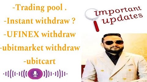 UPDATE #ubitcoin #ufinex #unitymetatoken #ultraverse #brijmohansir #update #ubitmarket #tradingpool