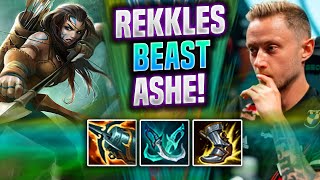 REKKLES IS A BEAST WITH ASHE! - G2 Rekkles Plays Ashe ADC vs Ezreal! | Patch 11.22