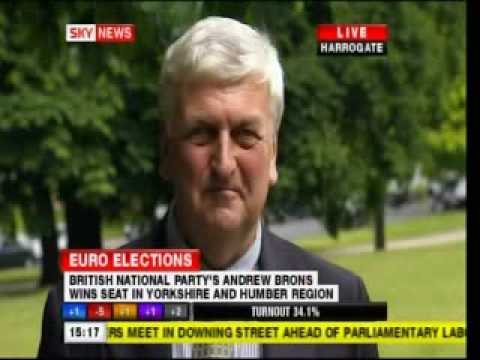 BNP - Andrew Brons MEP interview on Sky Part 2/2