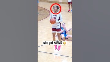 She got INSTANT karma 😂