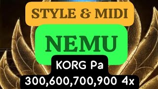 NEMU Style & Midi KORG pa  series